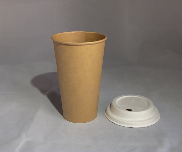 Kraft paper cups 50 cl / 16 oz