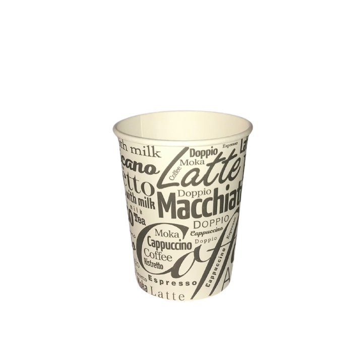 Gobelet carton 18 cl / 6oz - Décor café