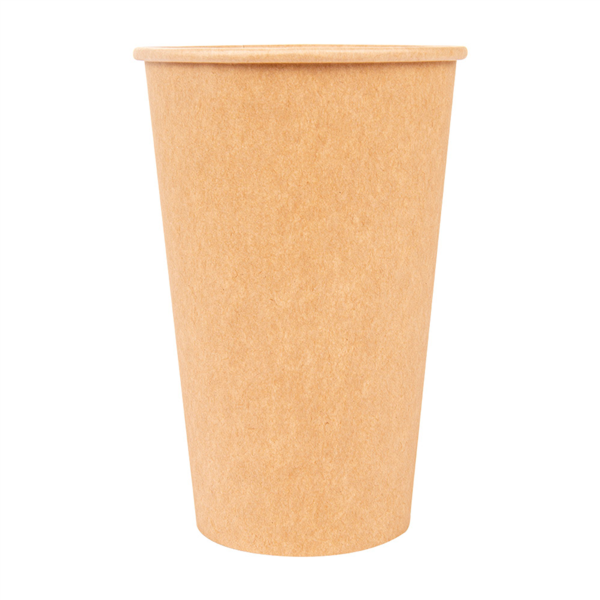 Gobelets carton kraft 50 cl / 16 oz - 300 + 18 g/m²